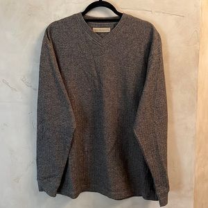 Naturalife Sweater in Black and Cream Weave